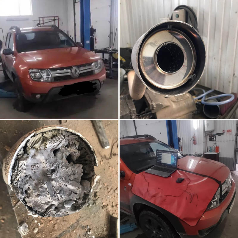 Удалили катализатор на Renault Duster в Самаре