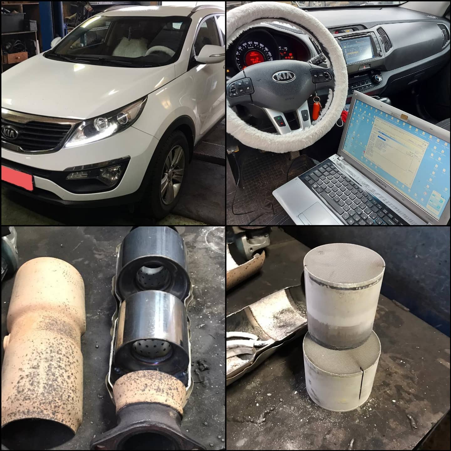Удалили катализатор на Kia Sportage в Самаре